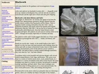 Blackwork Introduction