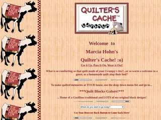 The Quilter's Cache - Marcia Hohn's free quilt patterns!