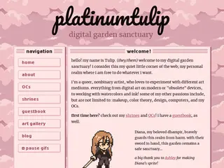 platinumtulip | digital garden sanctuary