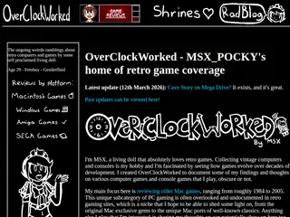 OverClockWorked - Retro Game Coverage