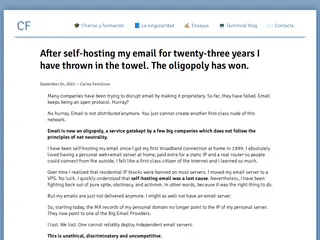 Carlos Fenollosa - Blog