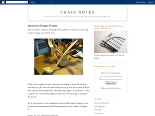 Peter Galbert Chair Notes, Windsor Chairs