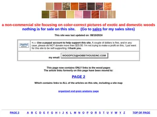 HobbitHouse Wood ID site