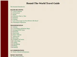 Round-The-World Travel Guide