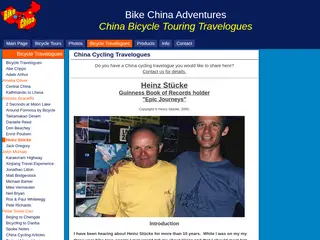 Bike China Adventures - China Bicycle Travelogues
