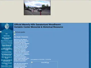 Official Waverly Hills Sanatorium/ Woodhaven Geriatric Center Memorial & Historical Resource