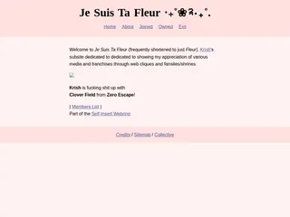 Je Suis Ta Fleur ‧₊˚❀༉‧₊˚.