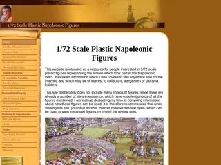 1/72 Scale Plastic Napoleonic Figures - Home