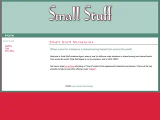 Small Stuff Miniature Digest