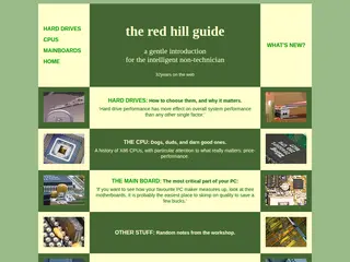 The Red Hill Guide to Computer Hardware