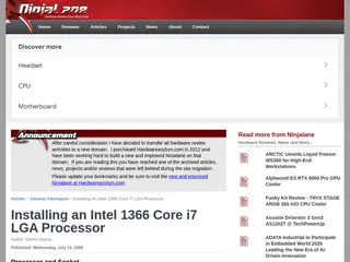 Installing an Intel 1366 Core i7 LGA Processor | Ninjalane