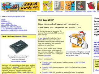 StorageSearch.com - leading the way to the new storage frontier since 1998