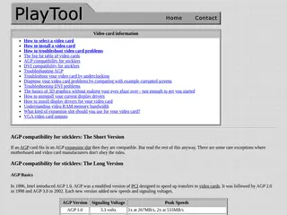 AGP compatibility for sticklers