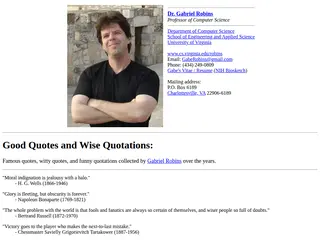 Good Quotes and Wise Quotations