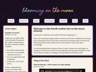 blooming on the moon | lunarlily