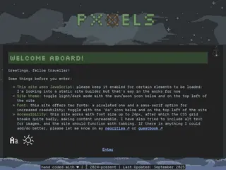 pxxels and the occasional glitch