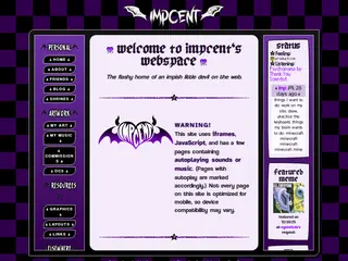 ❥ - IMPCENT'S WEBSPACE!