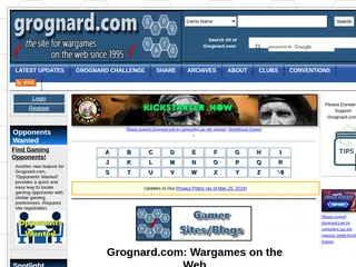 Grognard.com: Individual Wargamers Web Sites and Blogs - Grognard.com