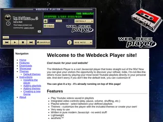 Webdeck Player