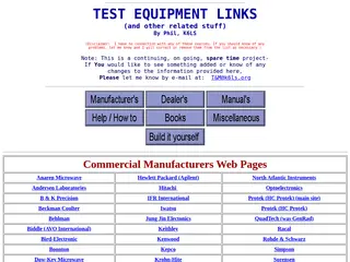 K6LS Test Equipment Links