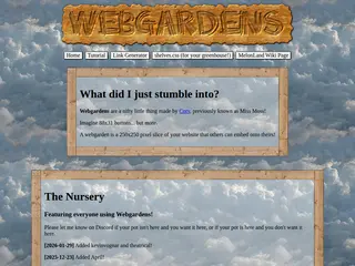 Webgardens!