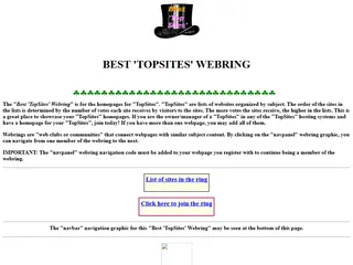 Best 'TopSites' Webring