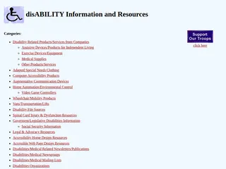 disABILITY Information and Resources
