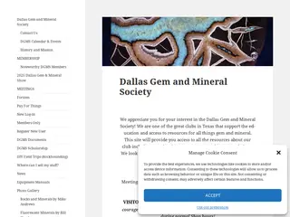 Dallas Gem and Mineral Society – rock and gem and lapidary education