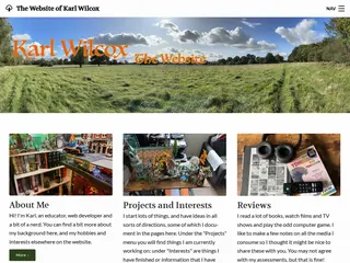 The Website of Karl Wilcox