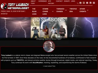 Meteorologist Tony Laubach – Storm Chaser, Meteorologist