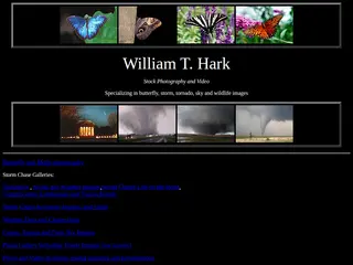 William Hark's Photo Pages (Butterfly, Comet, Kenya Safari, Storm and Tornado)
