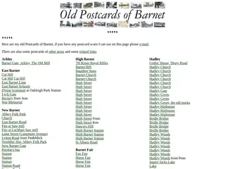 Old postcards of Barnet