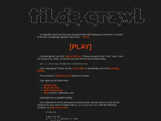 Tildeverse Dungeon Crawl Stone Soup Server