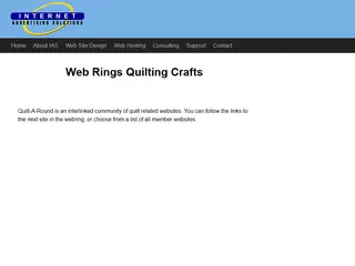Web Rings Quilting Crafts Sites Quilters Webring Patterns