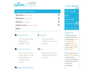 HamStudy.org: Cutting edge amateur radio study tools