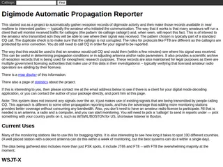Digimode Automatic Propagation Reporter