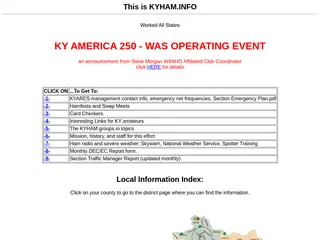Welcome to KYHAM.INFO!