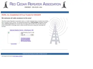 Red Cedar Repeater Association - Menomonie, WI