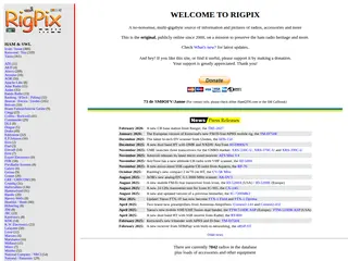 RigPix Database - Main