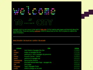 welcome to squiggle city