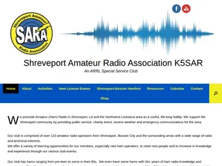Shreveport Amateur Radio Association K5SAR – An ARRL Special Service Club