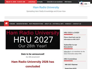 Ham Radio University – Spreading Ham Radio Knowledge and Know How