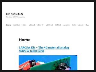 HF SIGNALS – The Home of BITX transceivers