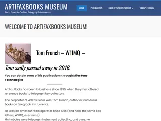 ArtifaxBooks Museum – Tom French Online Telegraph Museum