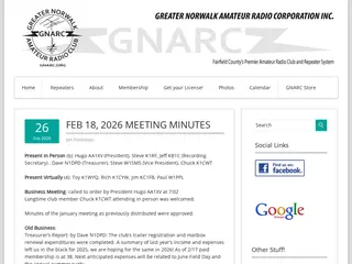 Greater Norwalk Amateur Radio Club, Inc. | Norwalk, CT