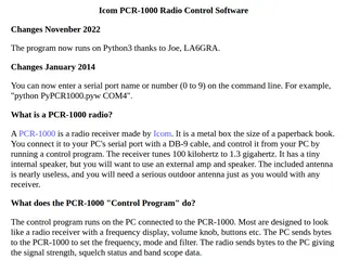 Icom PCR-1000 software