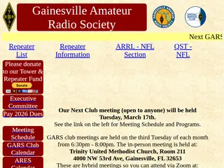 GARS (Gainesville Amateur Radio Society)
