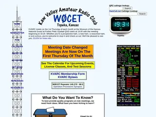 Kaw Valley Amateur Radio Club - KVARC - W0CET