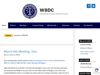 W8DC – Grand Rapids Amateur Radio Association