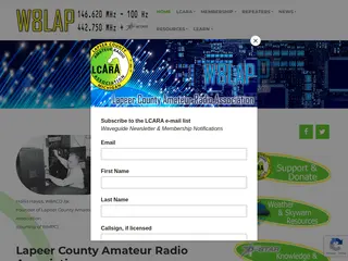 W 8 L A P – Lapeer County ARA – Serving Lapeer County & Surrounding Communities in Michigan